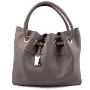 NWT IlSogno Giovanna Handbag, Grey Made in Italy